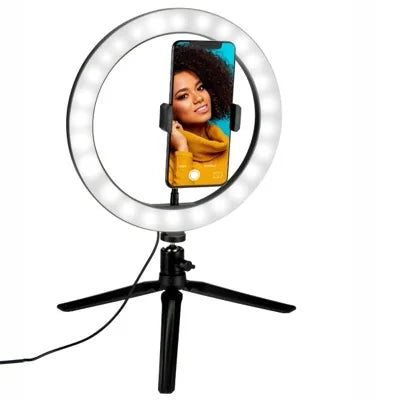 Ringlamp met statief van Maxecom